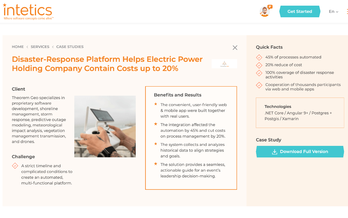 Disaster-Response Platform Helps Electric Power Holding Company​ Contain Costs​ up to 20%