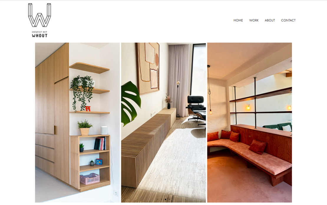 WordPress Redesign Showcasing Craftsmanship & Minimalist Design