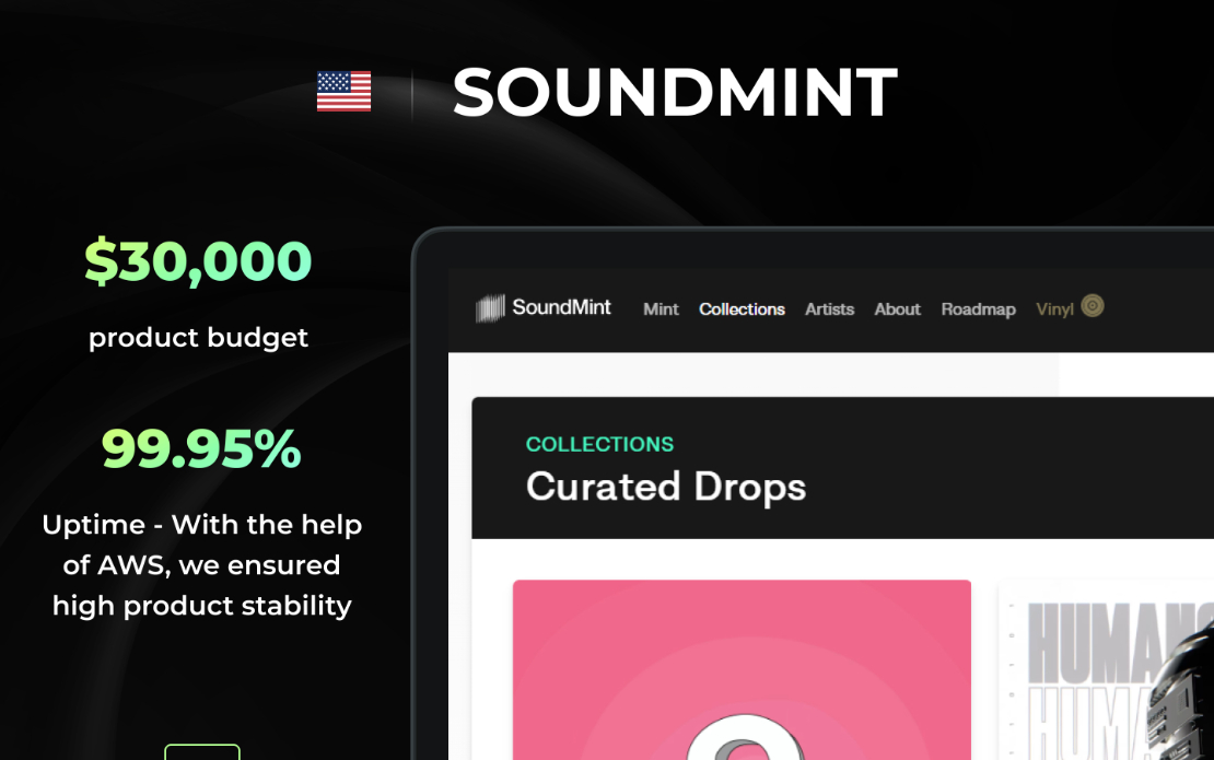SoundMint - Music NFT Minting Website Development