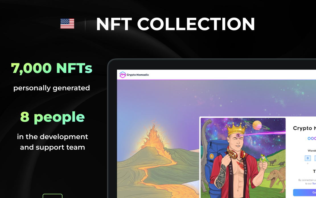 CryptoNomadic - White-label NFT marketplace development