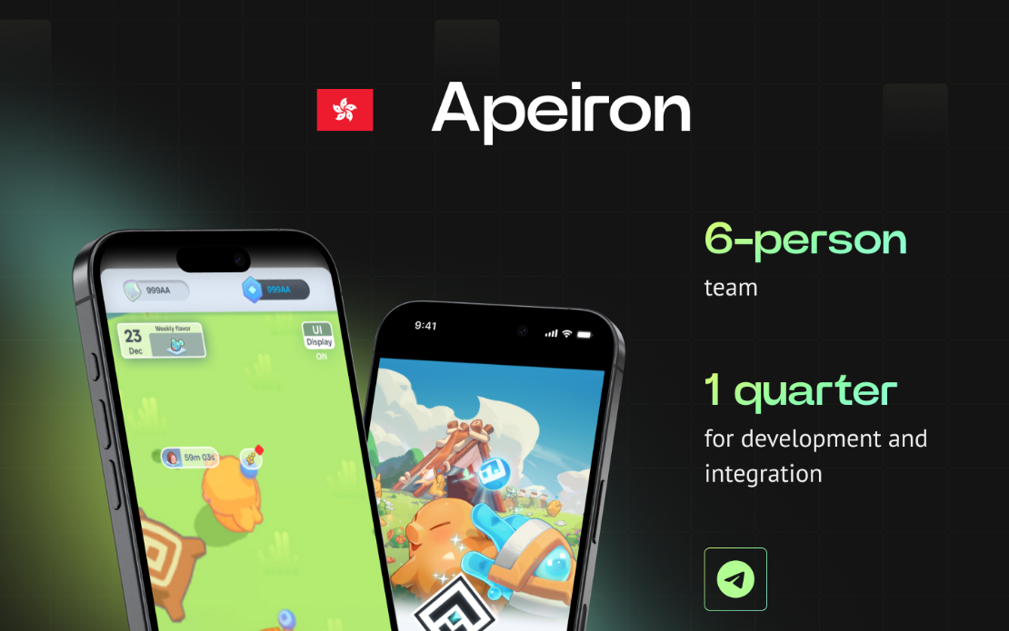 Apeiron - Telegram Mini Game Development for Apeiron Game