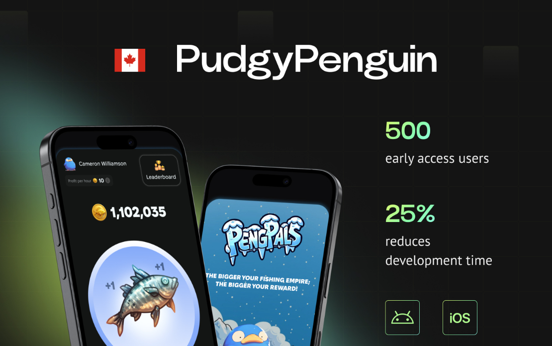 PudgyPenguin - Telegram Mini-Game Development for Pudgy Penguin