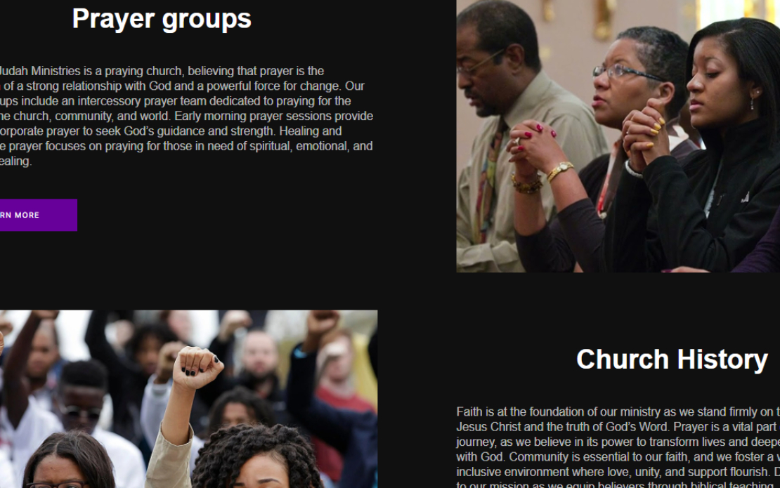 A Faith-Driven Digital Presence for The House of Judah Ministries