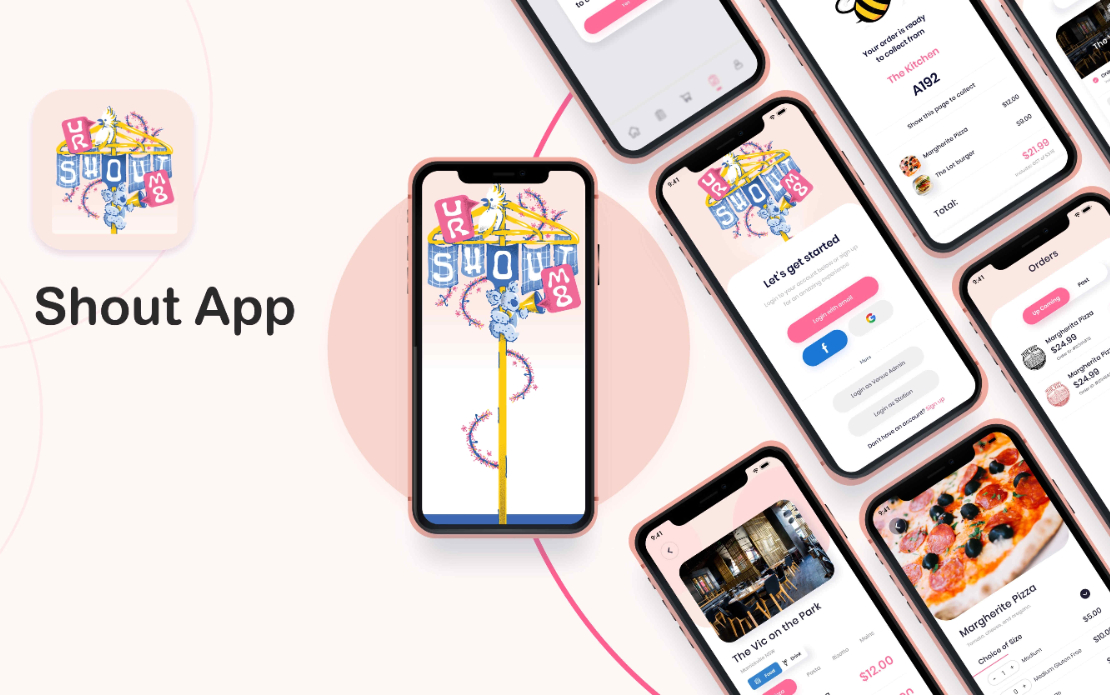 Ur Shout M8 App - Food Ordering Mobile App