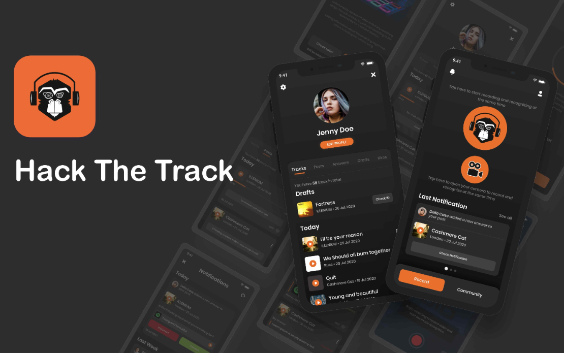 Hack The Track - Song Identification Mobile App