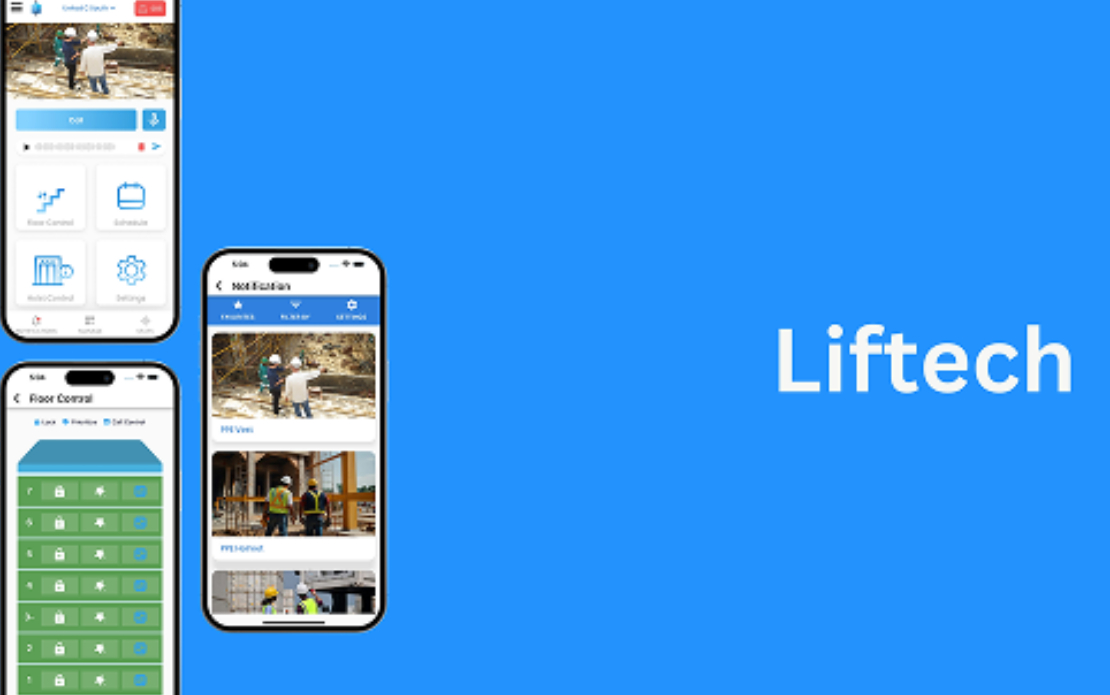 Liftech - AI based IoT Custom Software for Construction