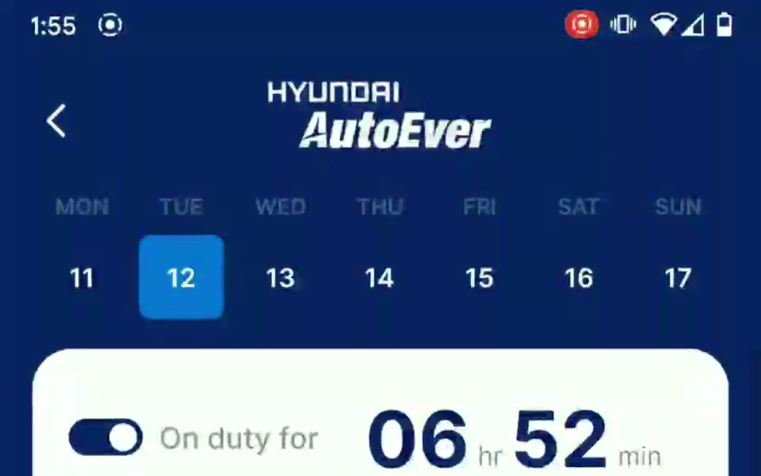 Daily attendance check application for Hyundai Autoever