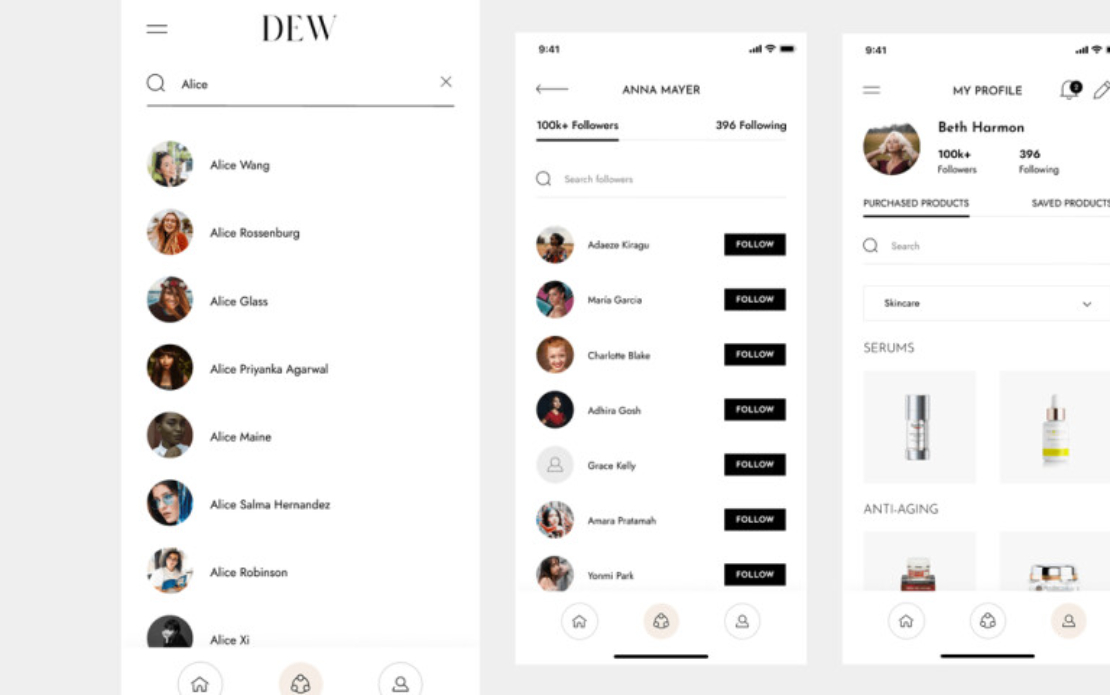 Dew AI - an AI mobile platform for health & beauty