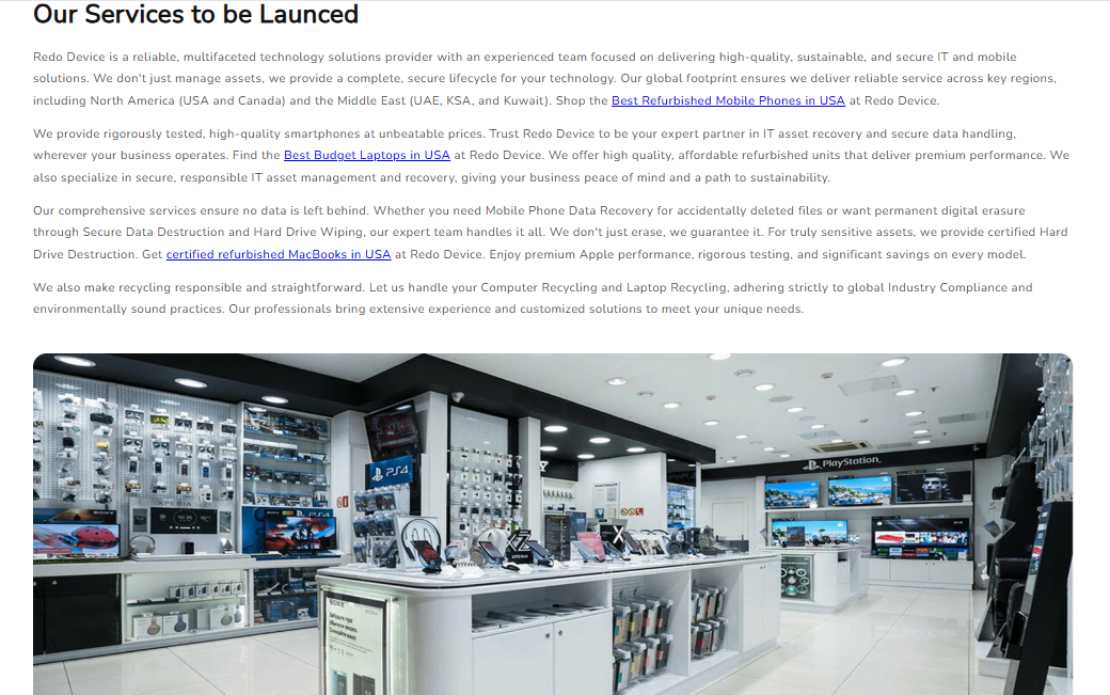 Redo: Elevating Tech Online 