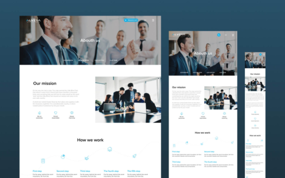 Alvera Solutions — Website Development