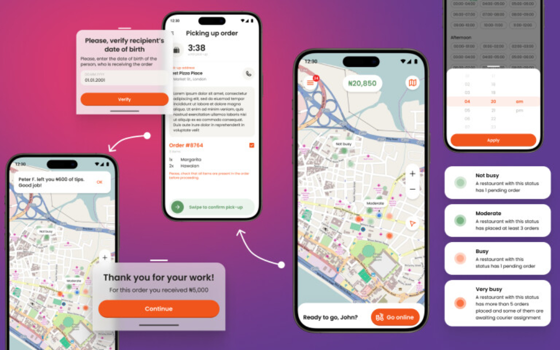 IT Platform for Delivery with Scalable Multi-User Architecture