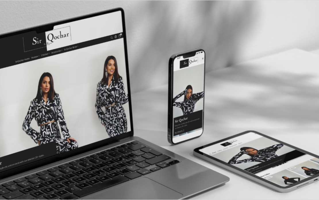 SirQochar E-commerce app and website (custom)
