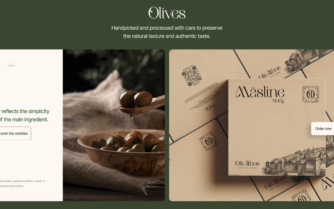 OlivAthos | Premium Ecommerce Web Design