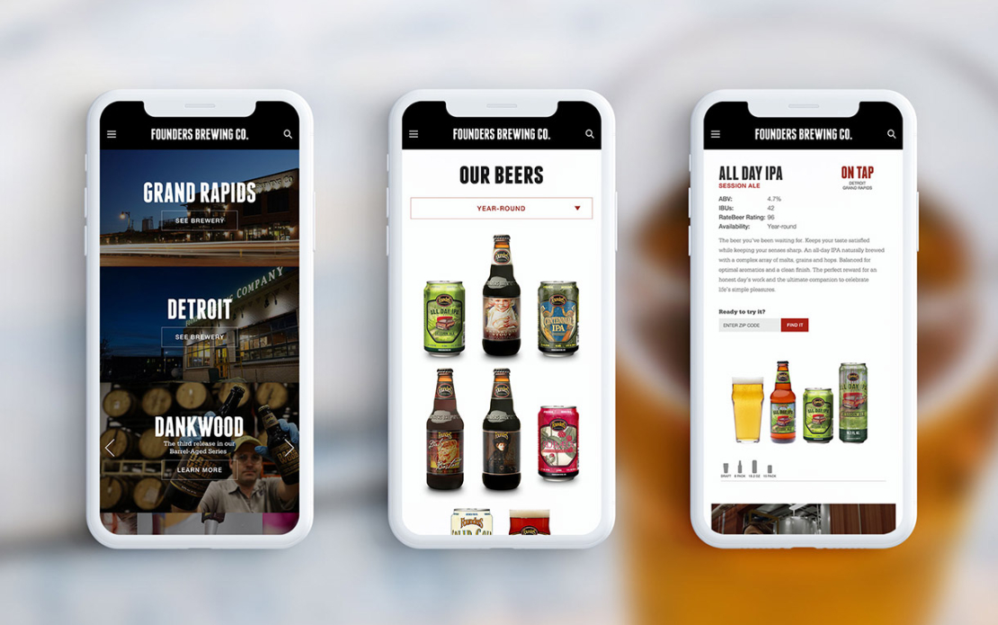 Founders Brewing Co. Website and Decoupled Systems