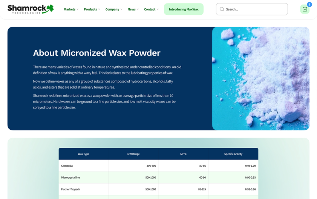 Logo & Website Redesign for Chemical Manufacturer