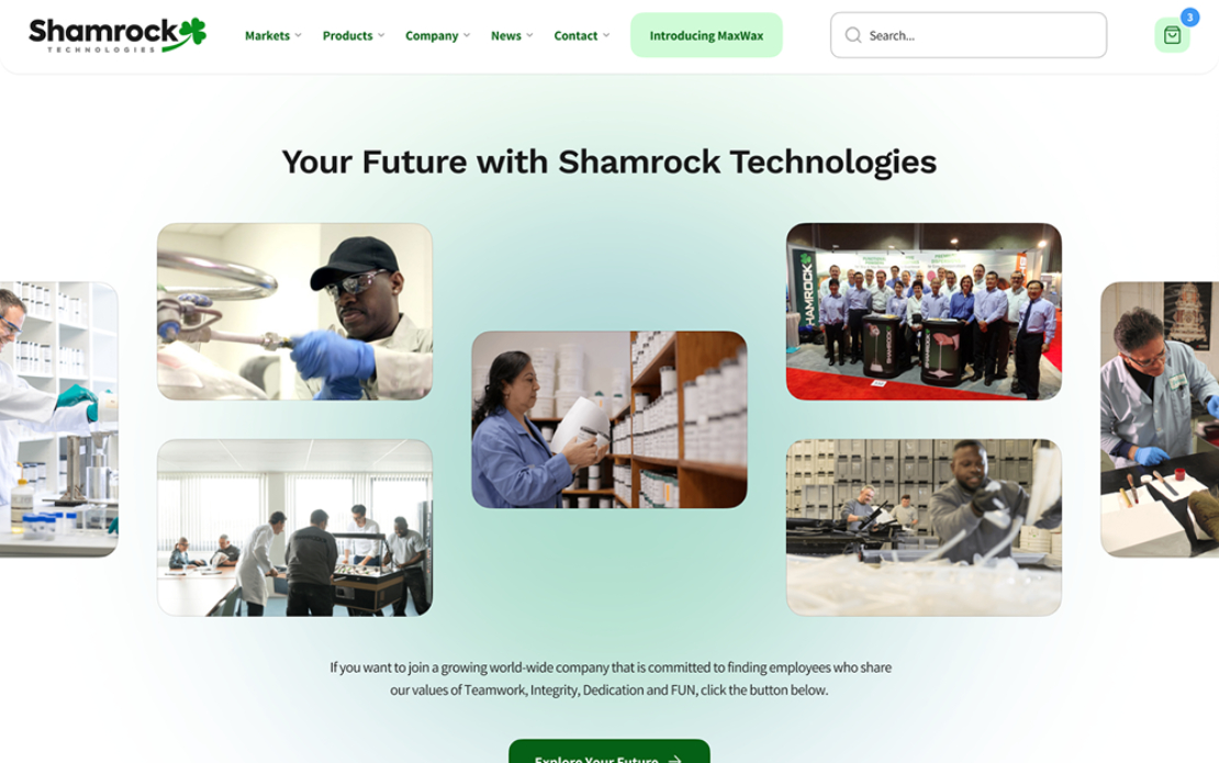 Logo & Website Redesign for Chemical Manufacturer