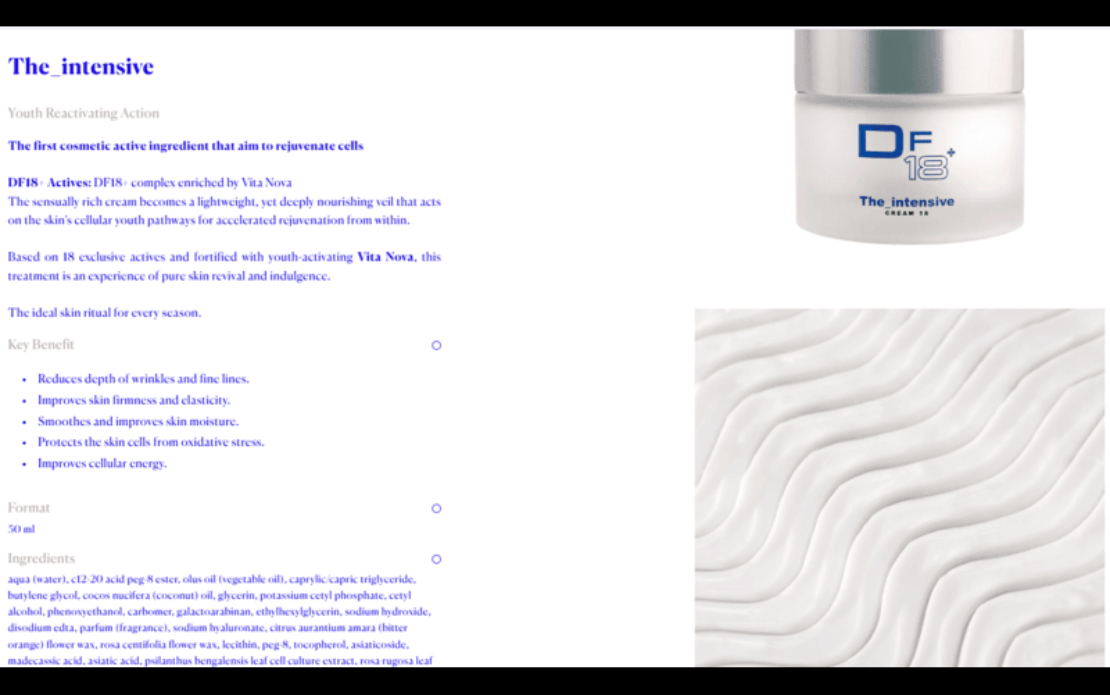 DF18+ Cosmetics – Shopify Redesign & Performance Optimization