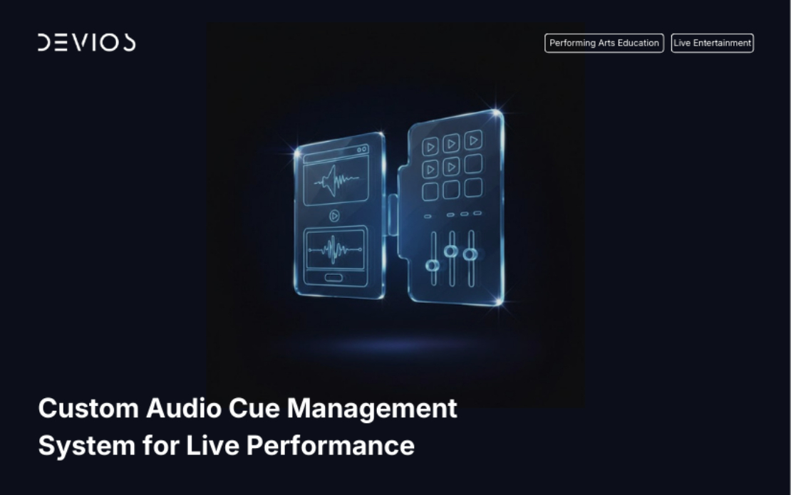 Custom Audio Cue Management System for Live Performance